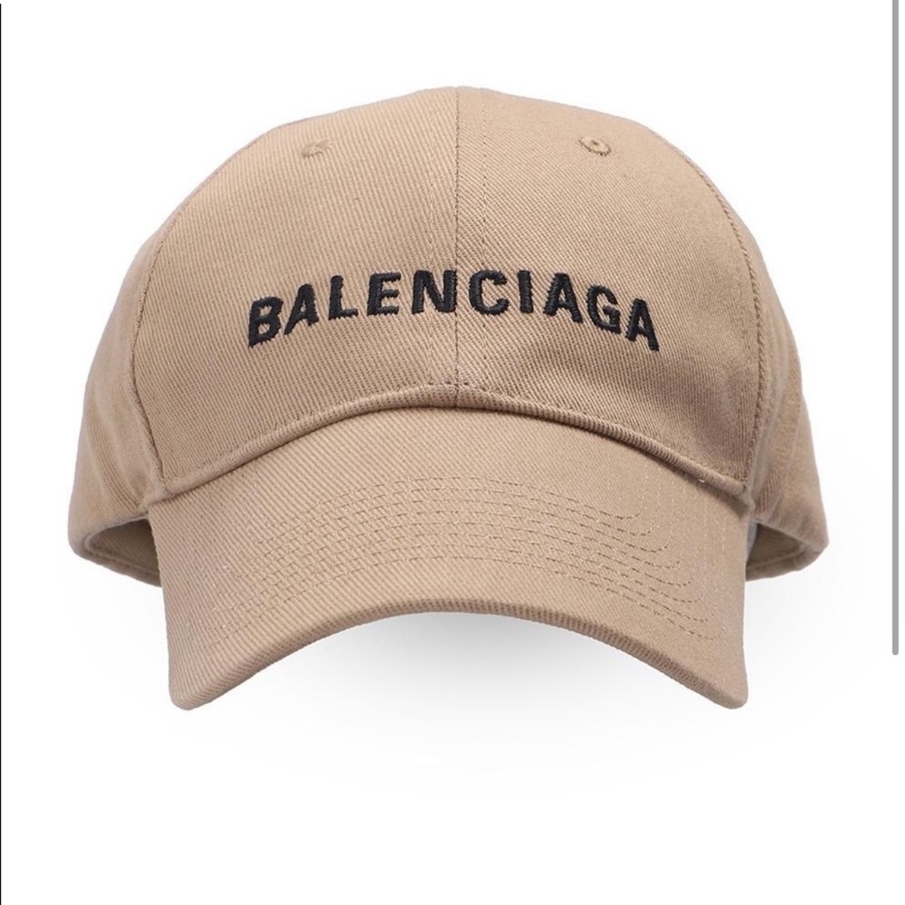 SOLD Balenciaga Tan Baseball Cap